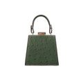 Vegas — Green African Full-Quill Ostrich Leather Micro Bag