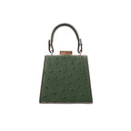 Vegas — Green African Full-Quill Ostrich Leather Micro Bag