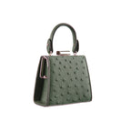 Vegas — Green African Full-Quill Ostrich Leather Micro Bag