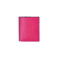 Pink textured wallet on a white background