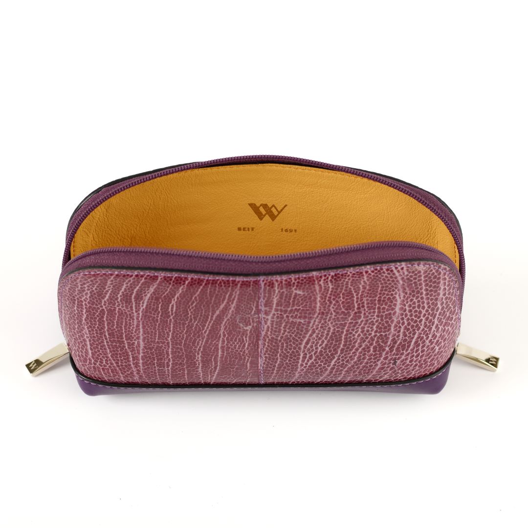 California - Ostrich Leather Cosmetic Pouch