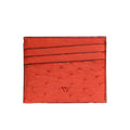 Florida — Orange African Ostrich Quill Leather Card Holder
