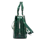 Lexington — Green Nile Crocodile Leather Business Bag