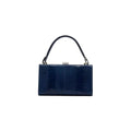 Libby — Blue African Ostrich Leather Evening Bag