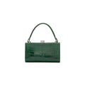 Libby — Green Nile Crocodile Leather Evening Bag