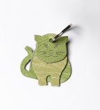 Winklmayr Cat - Exotic Leather Keyring