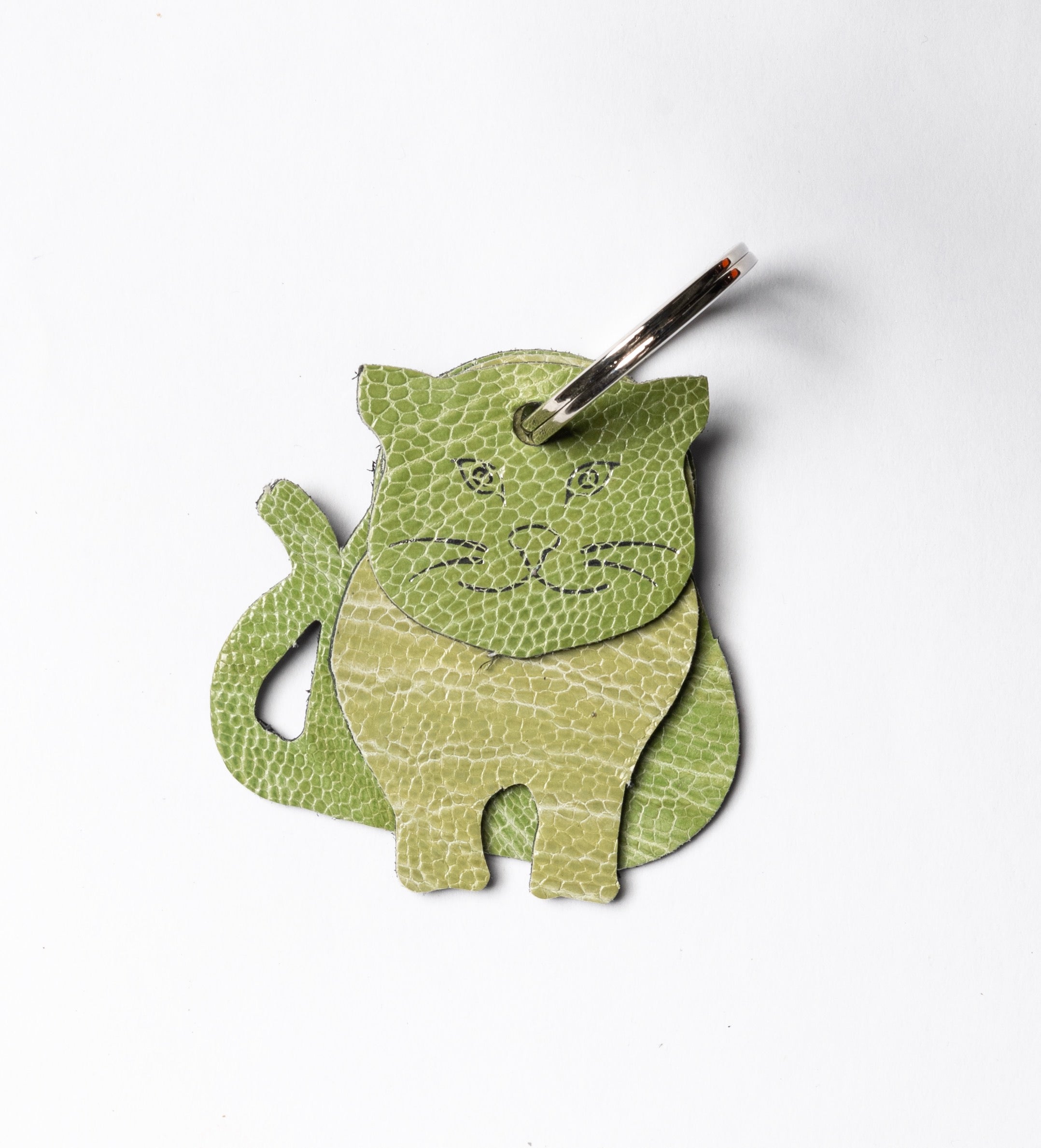 Winklmayr Cat - Exotic Leather Keyring