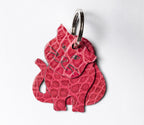 Winklmayr Cat - Exotic Leather Keyring