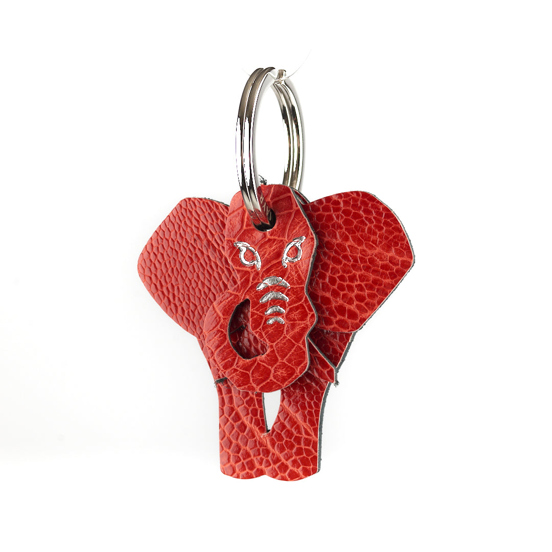 Winklmayr Elephant - Exotic Leather Keyring