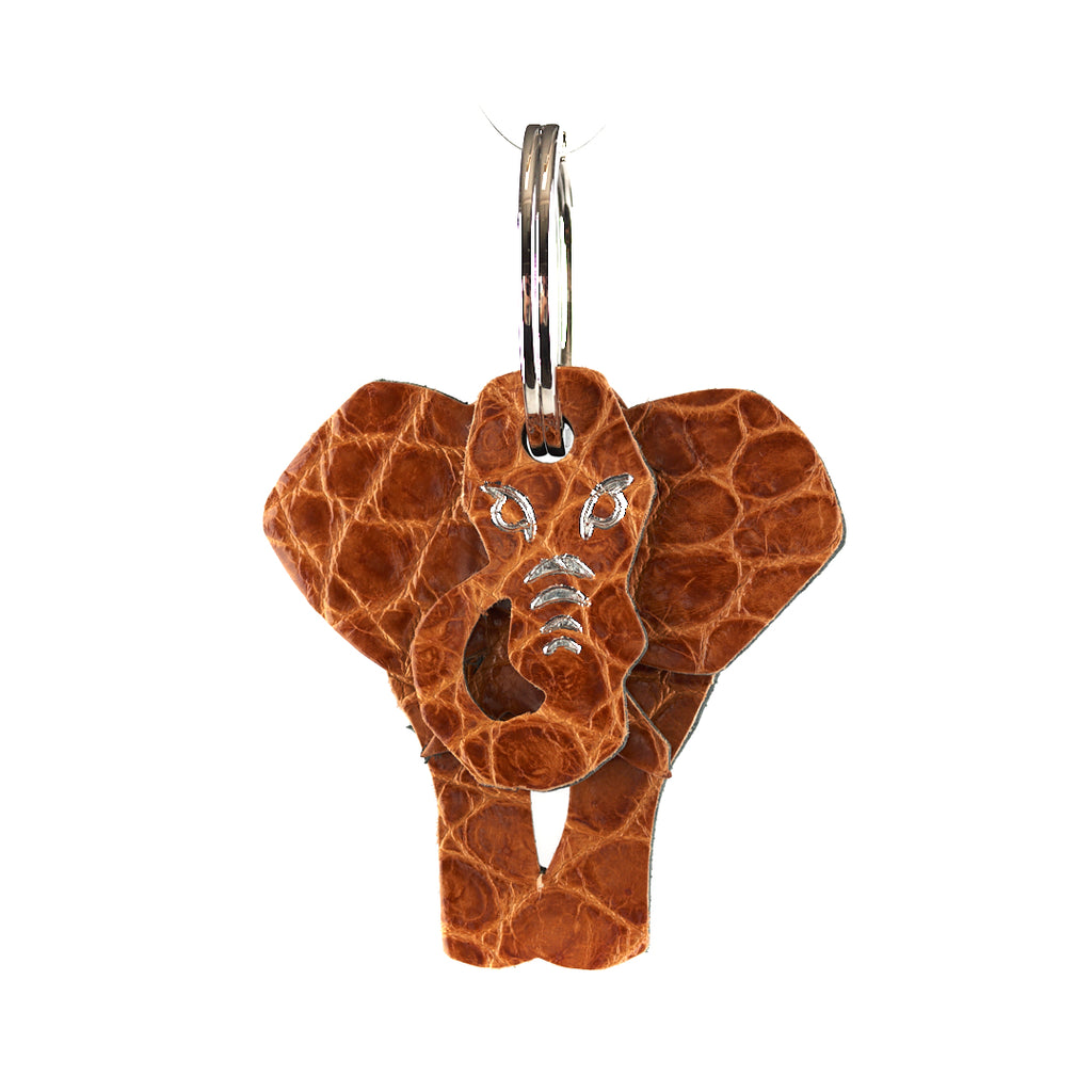 Winklmayr Elephant - Exotic Leather Keyring